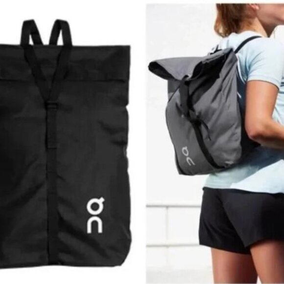 NWOT On Running The Ambassador Tote Backpack. Black - Picture 12 of 12